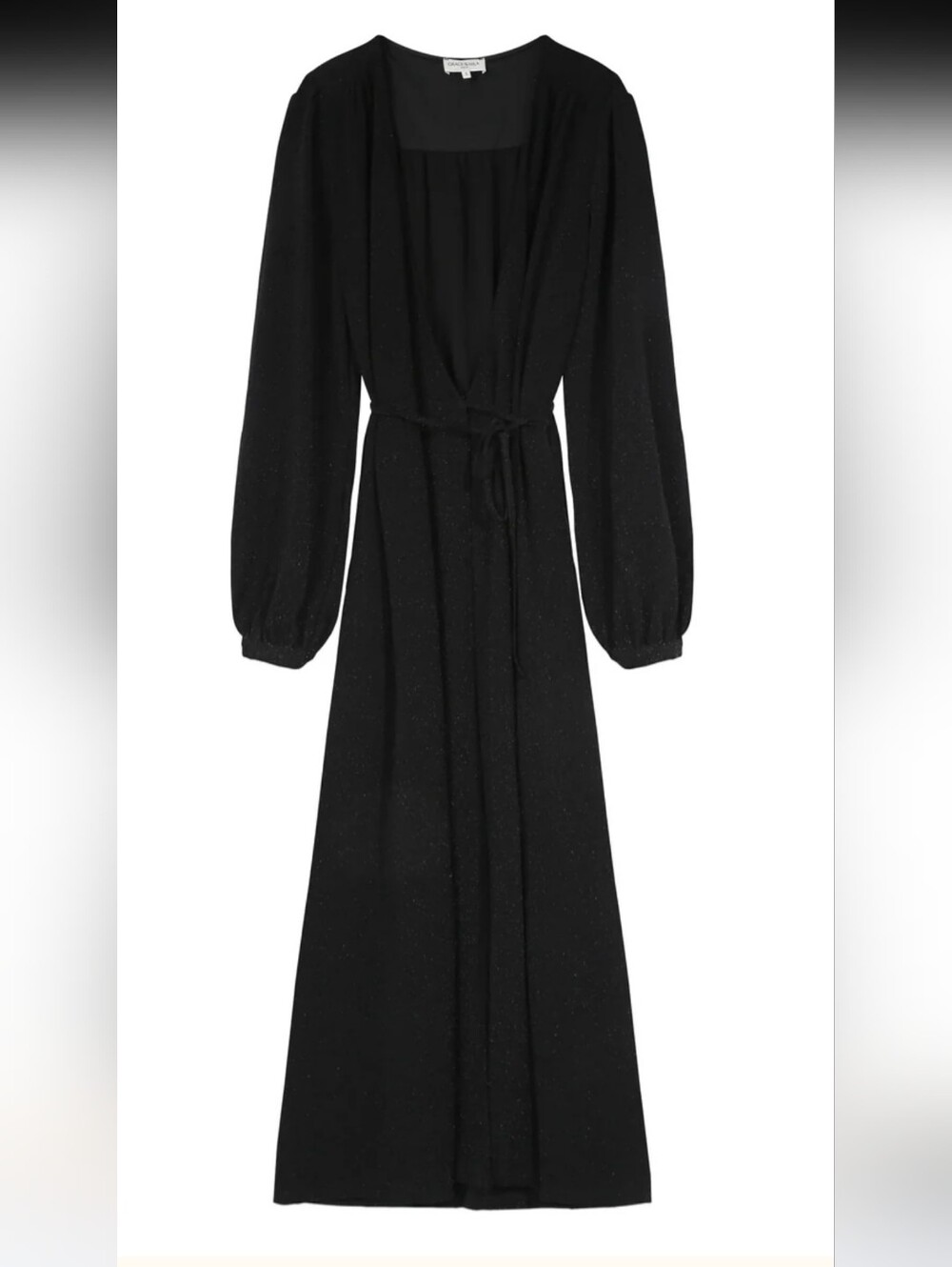 Grace & Mila Talia Dress, Small EUC, Black, Wrap, Feminine.